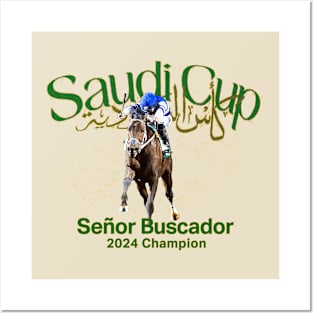 Senor Buscador - Saudi Cup 2024 Champion Posters and Art